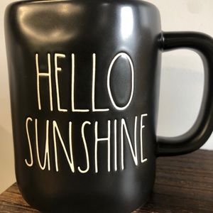 Rae Dunn Hello Sunshine Black